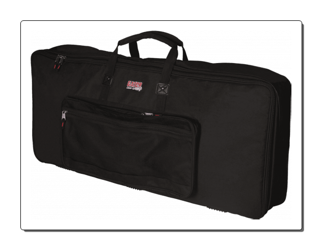 Sac De Transport Rembourré Pour Clavier électronique 76 Touches - 120x40x13 Cm - Poche Extérieure, Sangle Ajustable